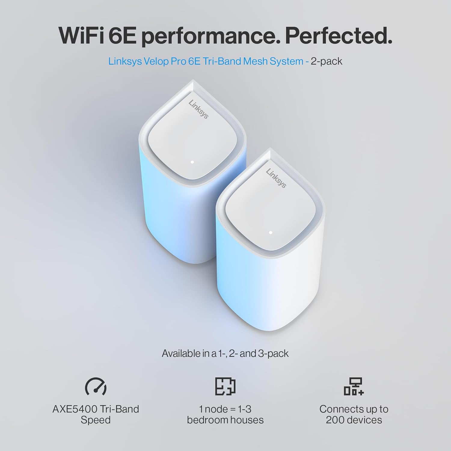 Buy Linksys,Linksys Velop Pro 6E Mesh WiFi System - True Tri-Band WiFi 6E - Gadcet UK | UK | London | Scotland | Wales| Near Me | Cheap | Pay In 3 | Wireless Routers