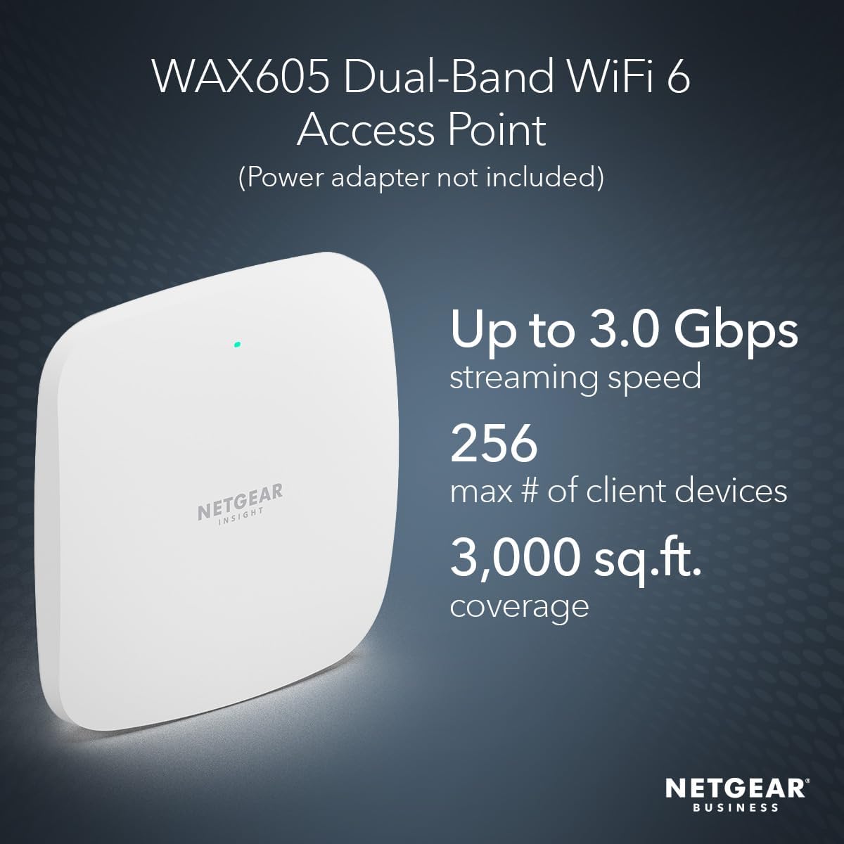 Buy NETGEAR,NETGEAR Wireless Access Point WAX605 – WiFi 6 Dual-Band AX3000 (802.11ax), Mesh, PoE Powered - Gadcet UK | UK | London | Scotland | Wales| Near Me | Cheap | Pay In 3 | Wireless Access Points