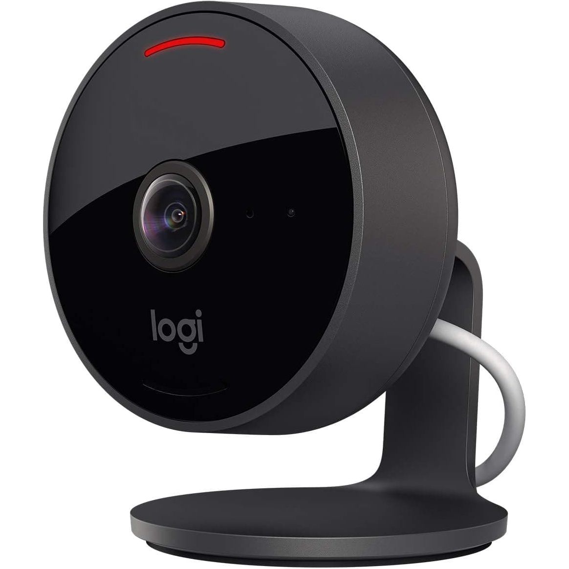 Logitech 961-000490 Circle View Weatherproof Wired Home Security Camera TrueView Video, 180° Wide Angle, 1080p HD, Night Vision, 2-Way Audio, Encrypted and Apple HomeKit Secure Video - Black - 1