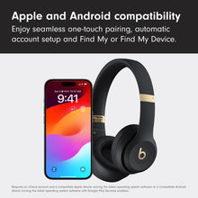 Beats Solo 4 – Wireless Bluetooth On-Ear Headphones, Apple & Android Compatible, Up to 50 hours of Battery Life – Black & Gold