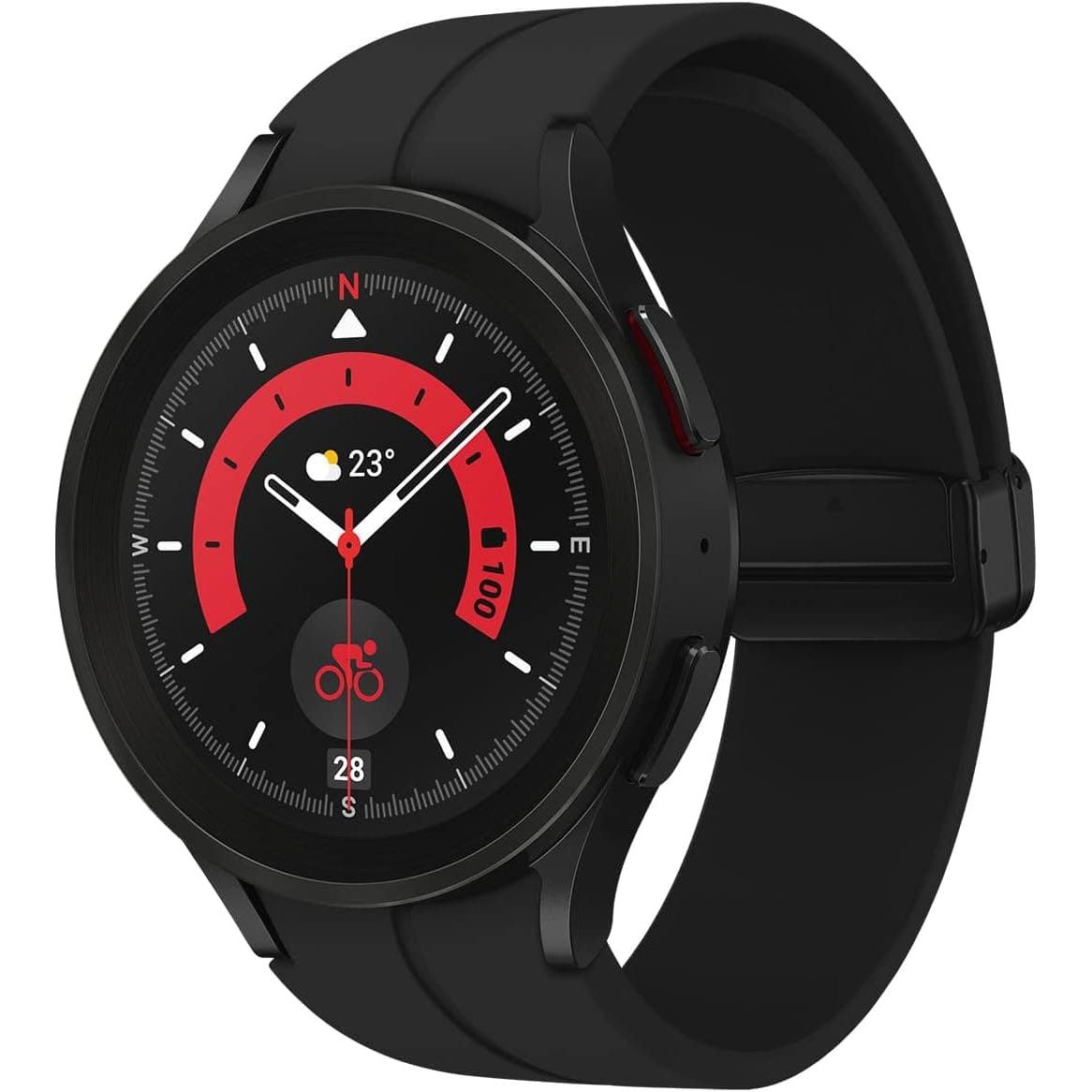 Buy Samsung,Samsung Galaxy Watch5 Pro 45mm - Bluetooth Smart Watch - Black - Gadcet UK | UK | London | Scotland | Wales| Near Me | Cheap | Pay In 3 | Watches