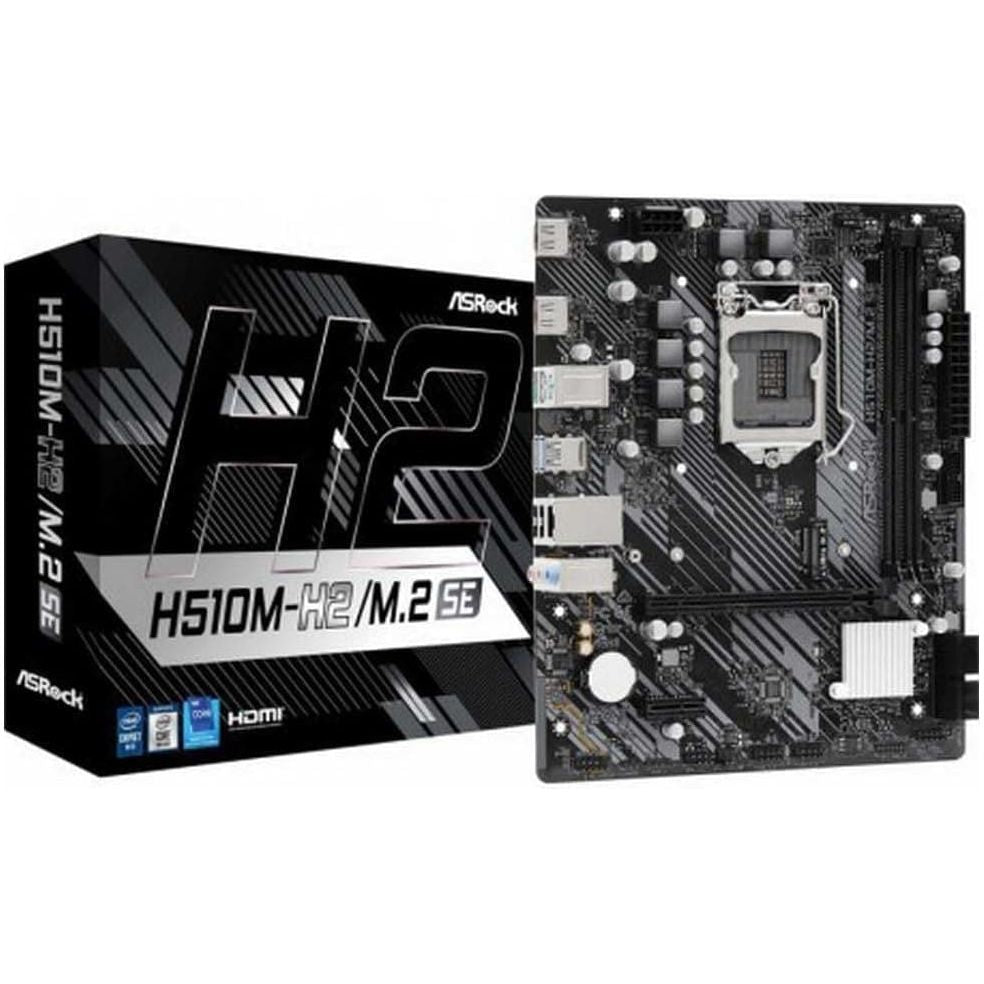 Buy Asrock,ASRock H510M-H2/M.2 SE Micro ATX Motherboard, Intel H510, LGA 1200, Dual DDR4, Dual HDMI, M.2 Slot - Gadcet UK | UK | London | Scotland | Wales| Near Me | Cheap | Pay In 3 | Motherboards
