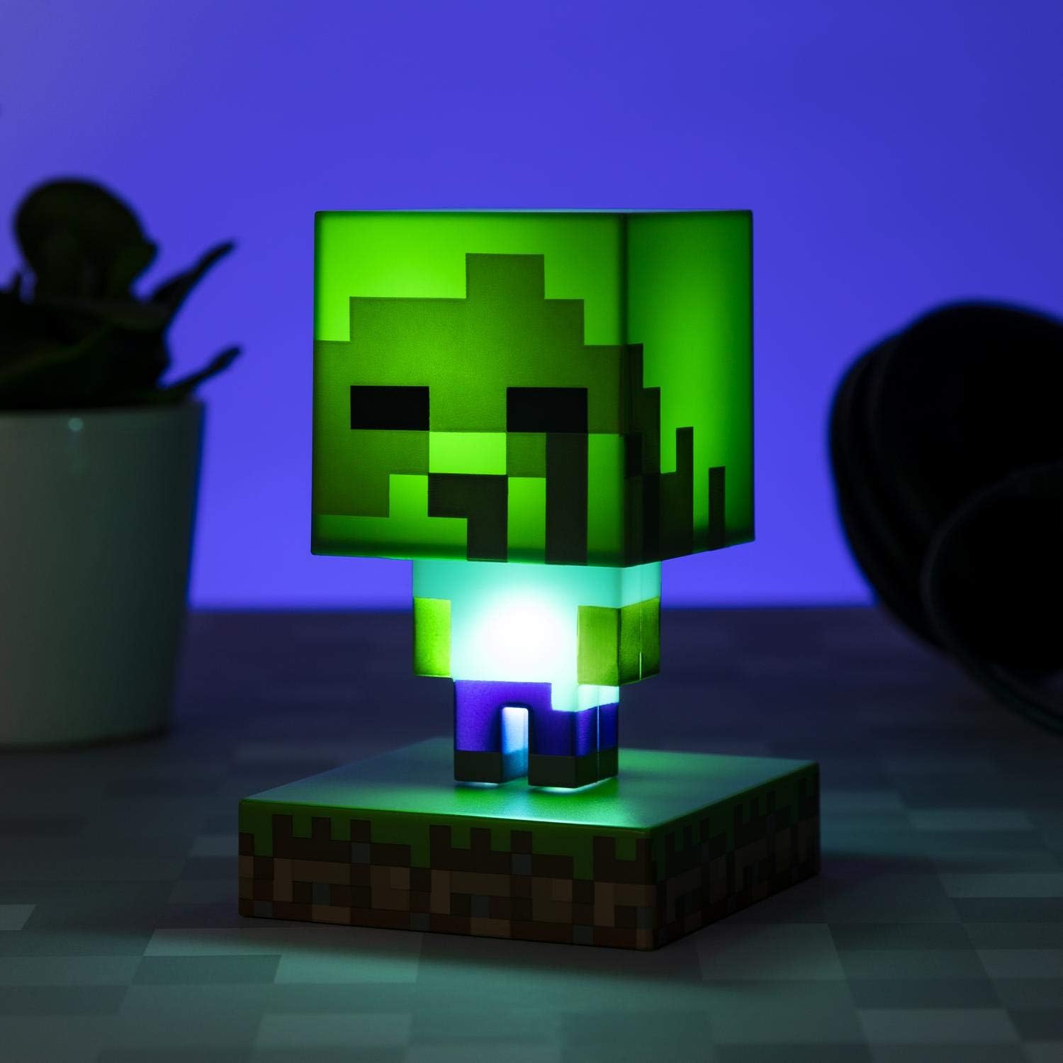 Buy Paladone,Minecraft Zombie Icon Light – Officially Licensed LED Night Light, Battery Powered (Green) | Paladone - Gadcet UK | UK | London | Scotland | Wales| Near Me | Cheap | Pay In 3 | Toy