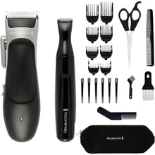 Buy Remington,Remington Hair Clipper & Detail Trimmer Kit - 25 Pieces, 6 Comb Attachments (3mm-25mm), Sectioning Clips, Scissors, Storage Pouch, 40 Min Cordless Usage - HC367 - Gadcet UK | UK | London | Scotland | Wales| Near Me | Cheap | Pay In 3 | Hair Clippers & Trimmers