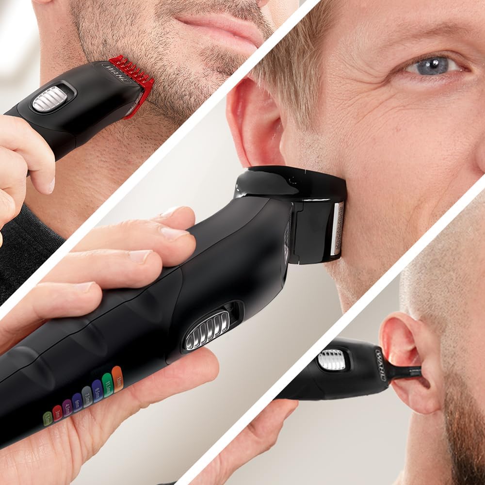Buy Wahl,Wahl 8-in-1 Colour Trim Multigroomer - Cordless Body & Beard Trimmer with 4 Heads, Rechargeable - Gadcet UK | UK | London | Scotland | Wales| Near Me | Cheap | Pay In 3 | Hair Clippers & Trimmers