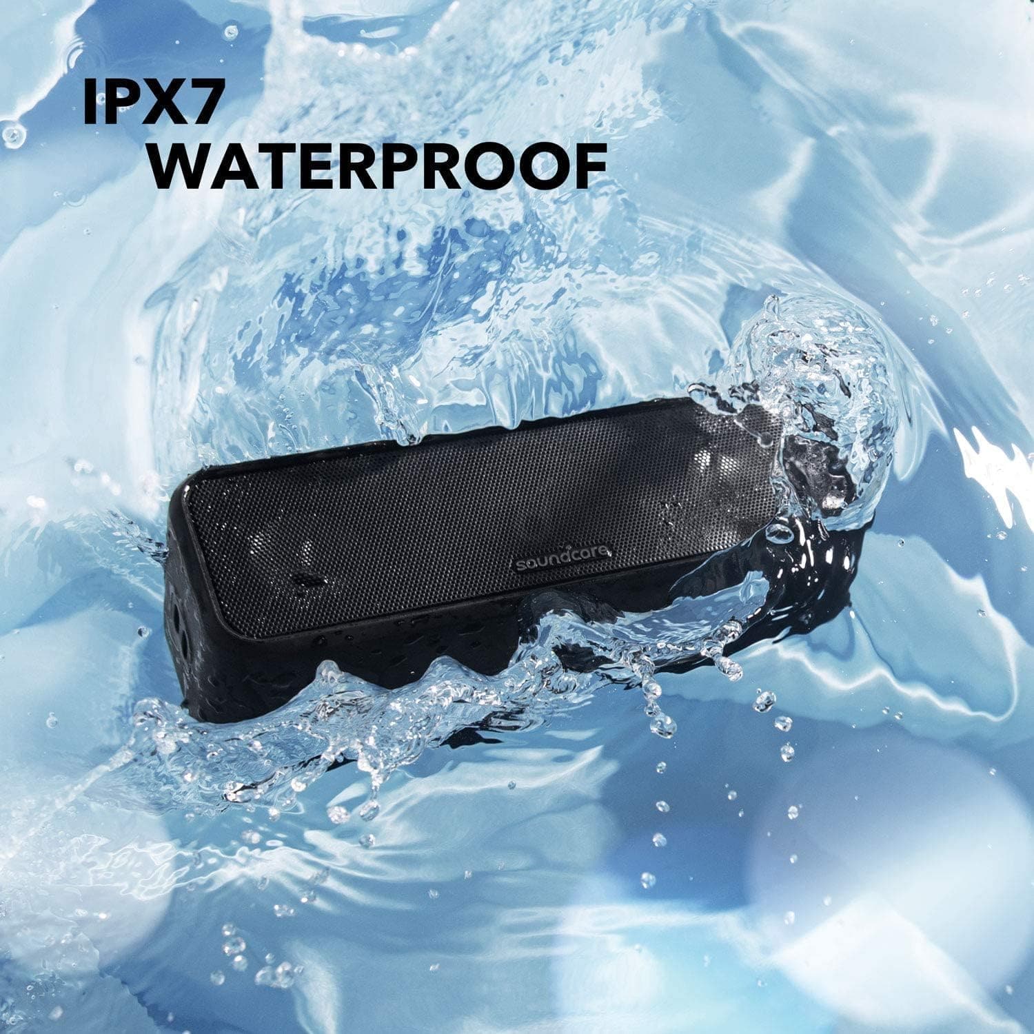 Soundcore 3 by Anker, Bluetooth Speaker - IPX7 Waterproof - 6