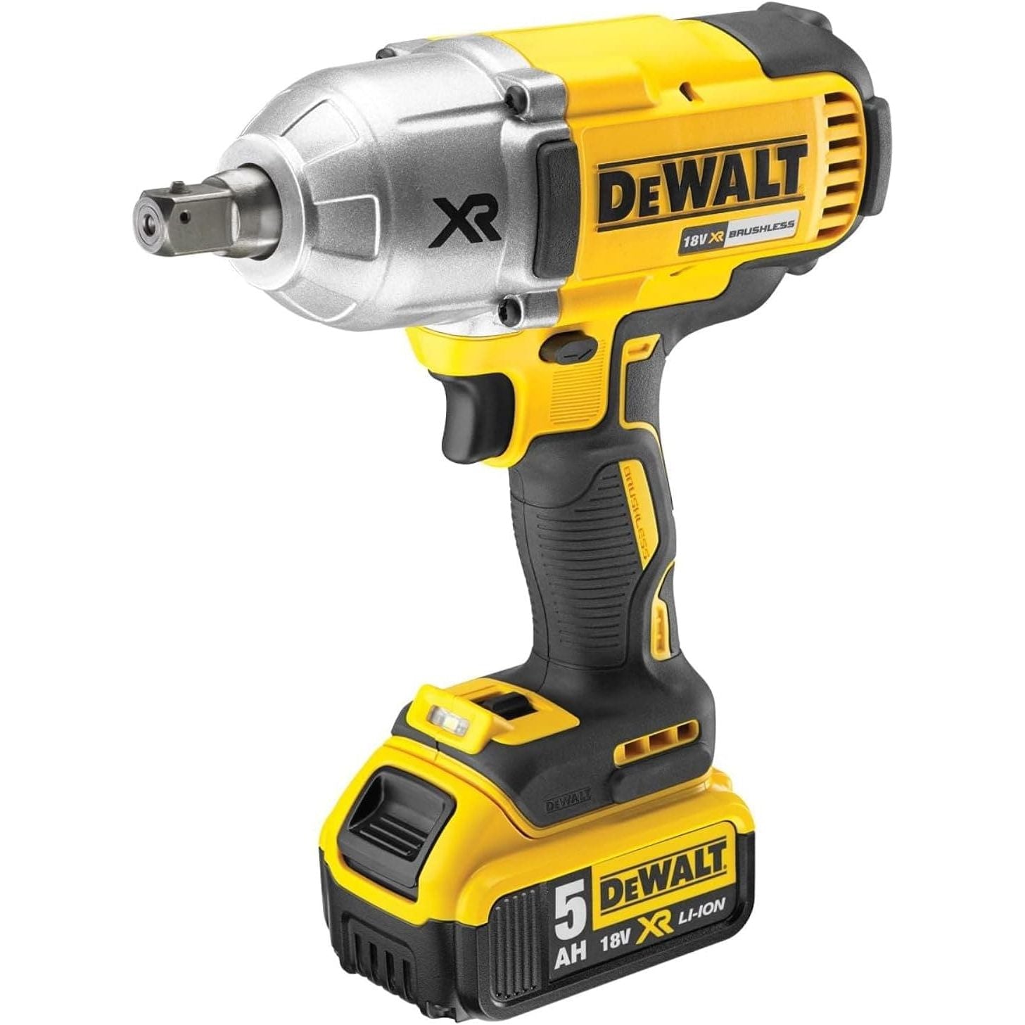 DeWalt DCF899P2 XR Brushless High Torque Impact Wrench 18V 2 x 5.0Ah - 2