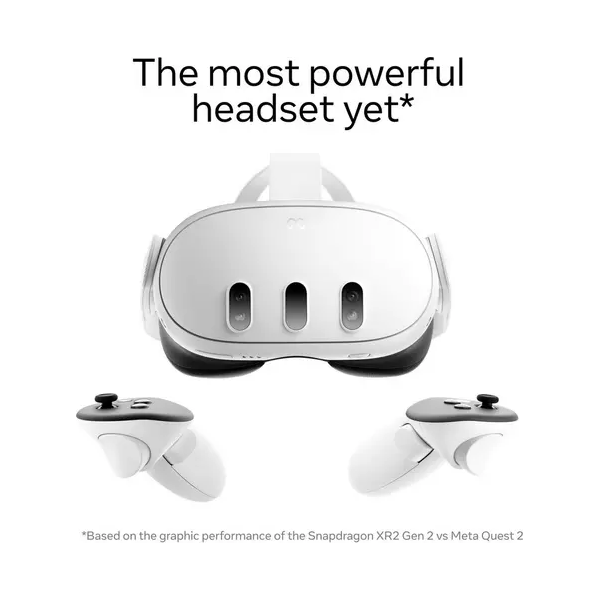 Meta Quest 3 - 128GB All-In-One Mixed Reality Headset - 4