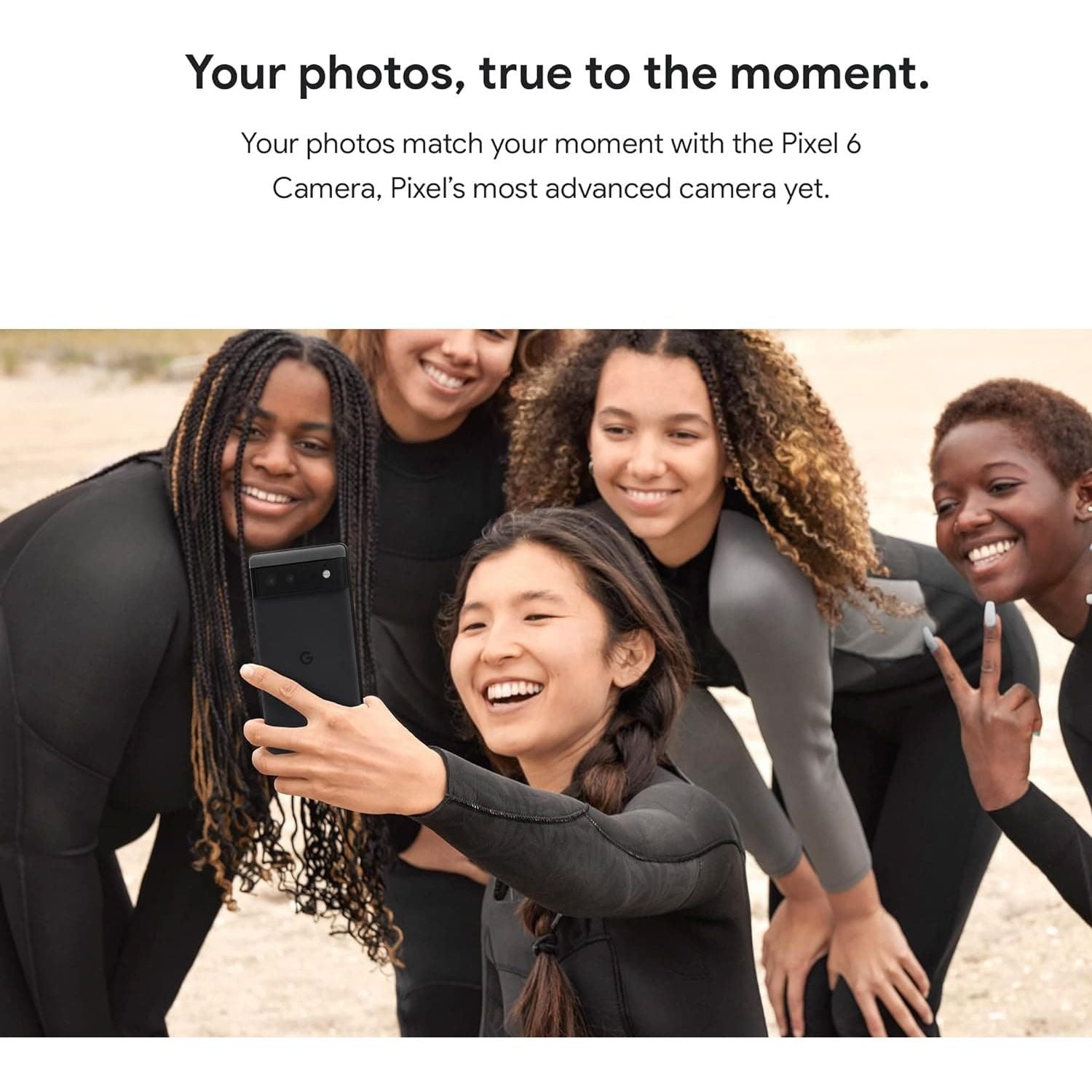 Google Pixel 6 – 128 GB – Stormy Black - 4