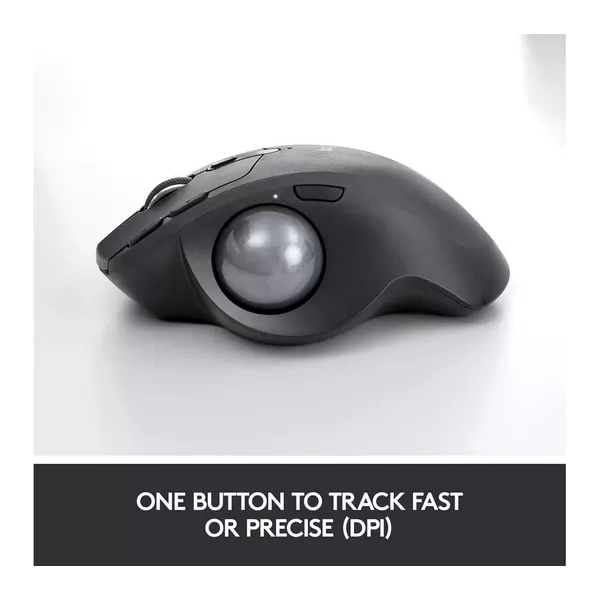 Logitech MX Ergo Wireless Trackball Mouse, Bluetooth Or 2.4GHz with Unifying USB-Receiver, Adjustable Trackball Angle, Precision Scroll-Wheel, USB-C Charging Battery, PC/ Mac/ iPad OS - Black - 4