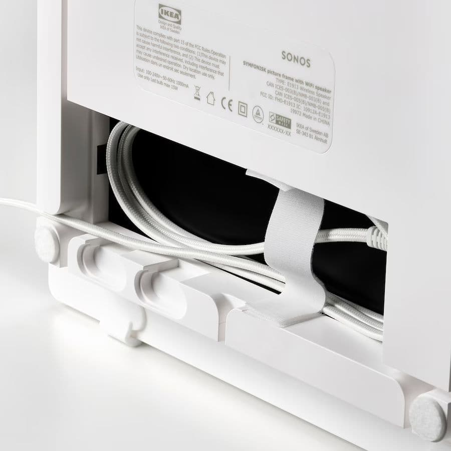 SYMFONISK Picture frame with WiFi speaker, white/smart - 9