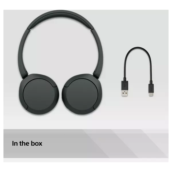 SONY WH-CH520B Wireless Bluetooth Headphones - Black - 4