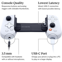 BACKBONE One Mobile Gaming Controller for Android (USB-C) - PlayStation Edition - Turn Your Phone into a Gaming Console - White - 2