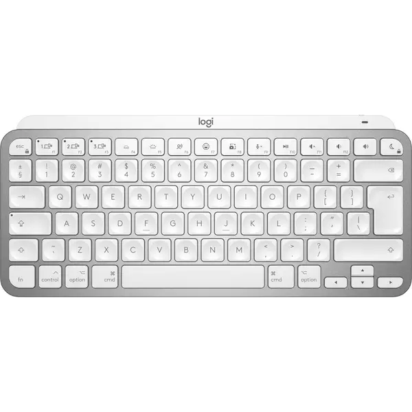 LOGITECH MX Keys Mini for Mac Wireless Keyboard - Pale Grey - 1