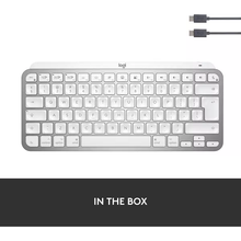 LOGITECH MX Keys Mini for Mac Wireless Keyboard - Pale Grey - 9