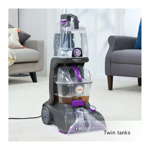 VAX Rapid Power Refresh CDCW-RPXR Upright Carpet Cleaner - Purple & Graphite - 3
