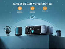 YABER PRO V9 Projector 4K, 25000 Lumens FHD 1080P Portable Projector, WiFi6 Bluetooth 5.2 Projector, Smart Projector, Home Cinema Projector for Smartphone/TV Stick/PPT - 5