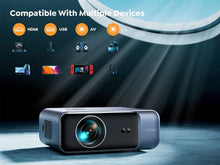 YABER PRO V9 Projector 4K, 25000 Lumens FHD 1080P Portable Projector, WiFi6 Bluetooth 5.2 Projector, Smart Projector, Home Cinema Projector for Smartphone/TV Stick/PPT - 6
