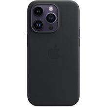Apple iPhone 14 Pro Leather Case with MagSafe - Midnight - MPPG3ZM/A - 1