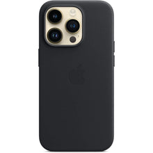 Apple iPhone 14 Pro Leather Case with MagSafe - Midnight - MPPG3ZM/A - 2