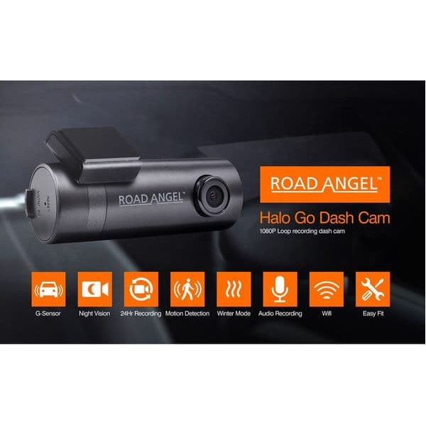 ROAD ANGEL Halo Go Full HD Dash Cam - Black - 1080P Dash Cam - 5