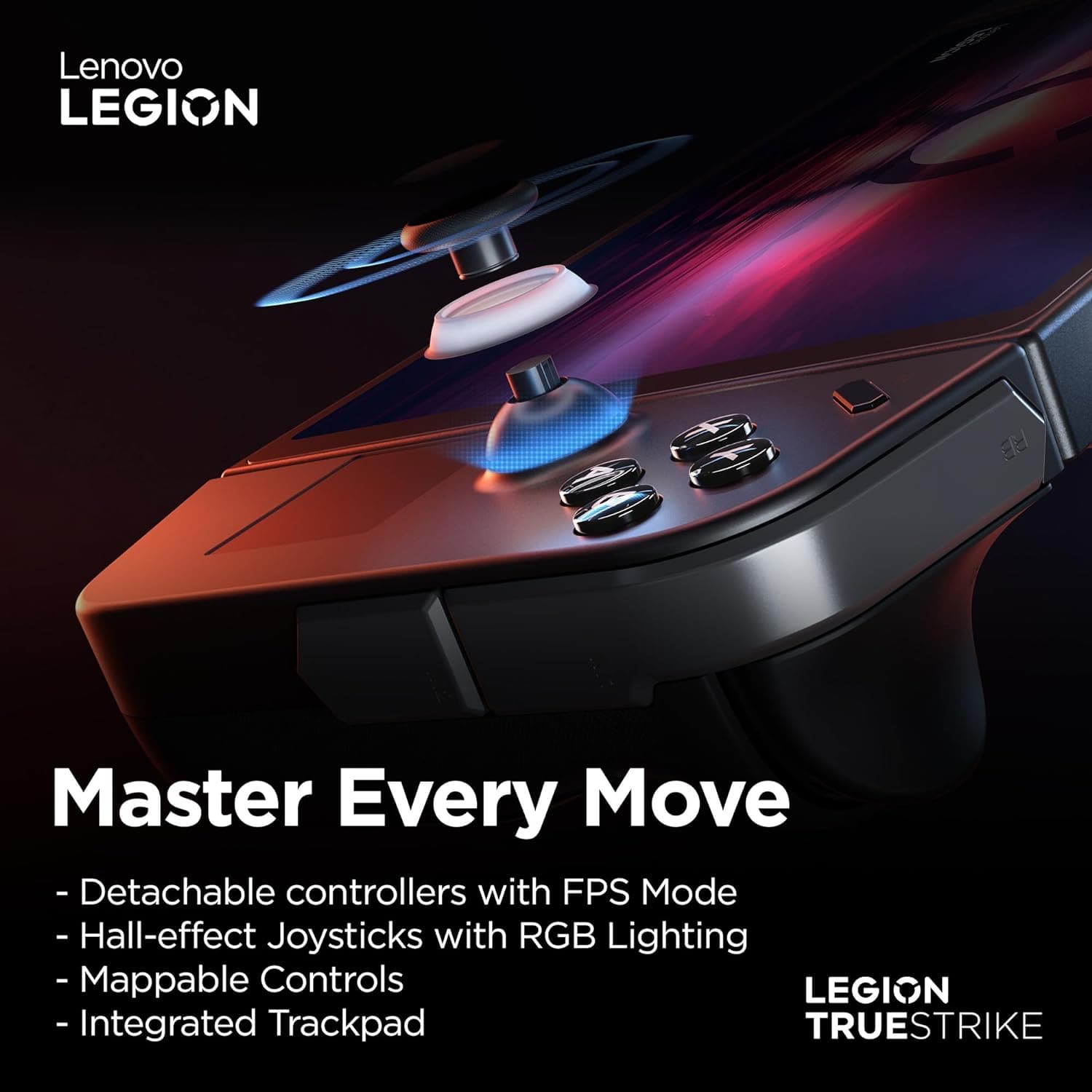 Lenovo Legion Go Handheld Gaming Console | 8.8 inch 2K Display | AMD Ryzen Z1 Extreme | 16GB RAM | 512GB SSD | Windows 11 Home - 7