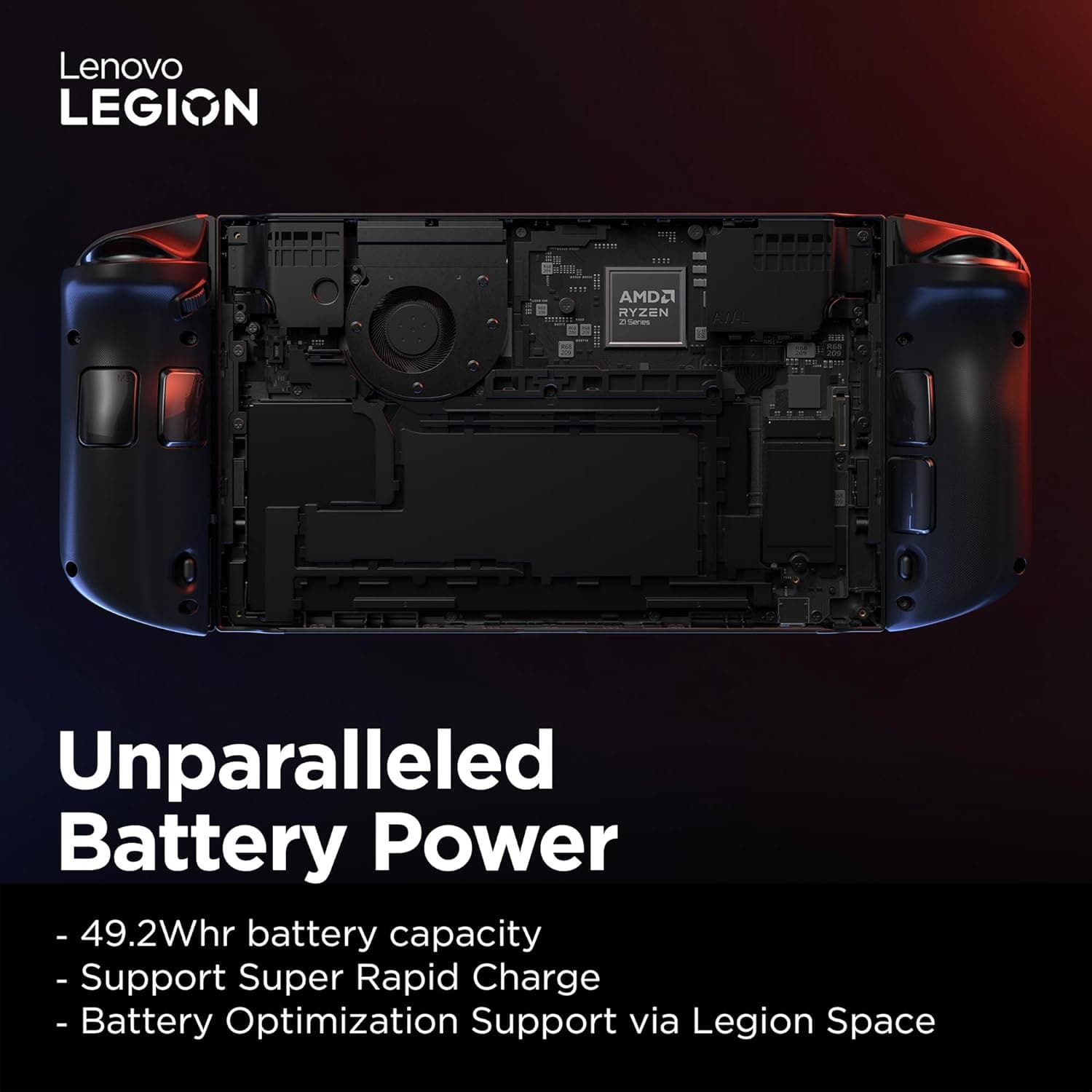 Lenovo Legion Go Handheld Gaming Console | 8.8 inch 2K Display | AMD Ryzen Z1 Extreme | 16GB RAM | 512GB SSD | Windows 11 Home - 8