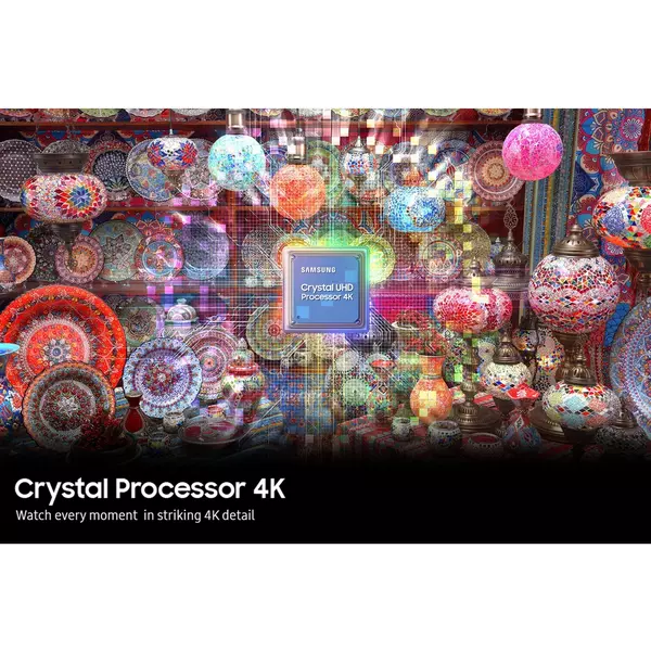 Samsung 43 Inch CU7100 UHD HDR Smart TV (2023) - 4K Crystal Processor, Adaptive Sound Audio, PurColour, Built In Gaming TV Hub, Streaming & Video Call Apps And Image Contrast Enhancer - 5