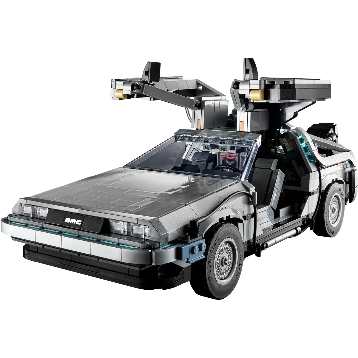 LEGO Icons 10300 Back to the Future Time Machine DeLorean Car Set - 4