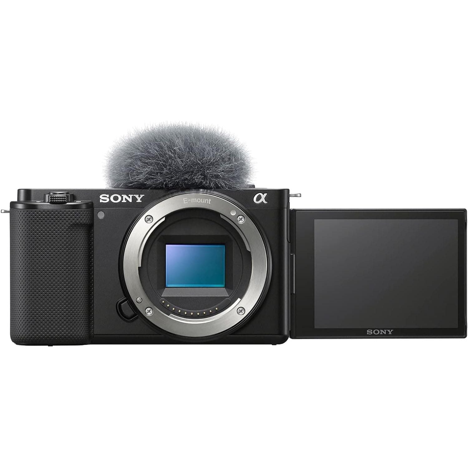 Sony Alpha ZV-E10 Interchangeable Lens Mirrorless Vlog Camera - Body Only - Black - 1