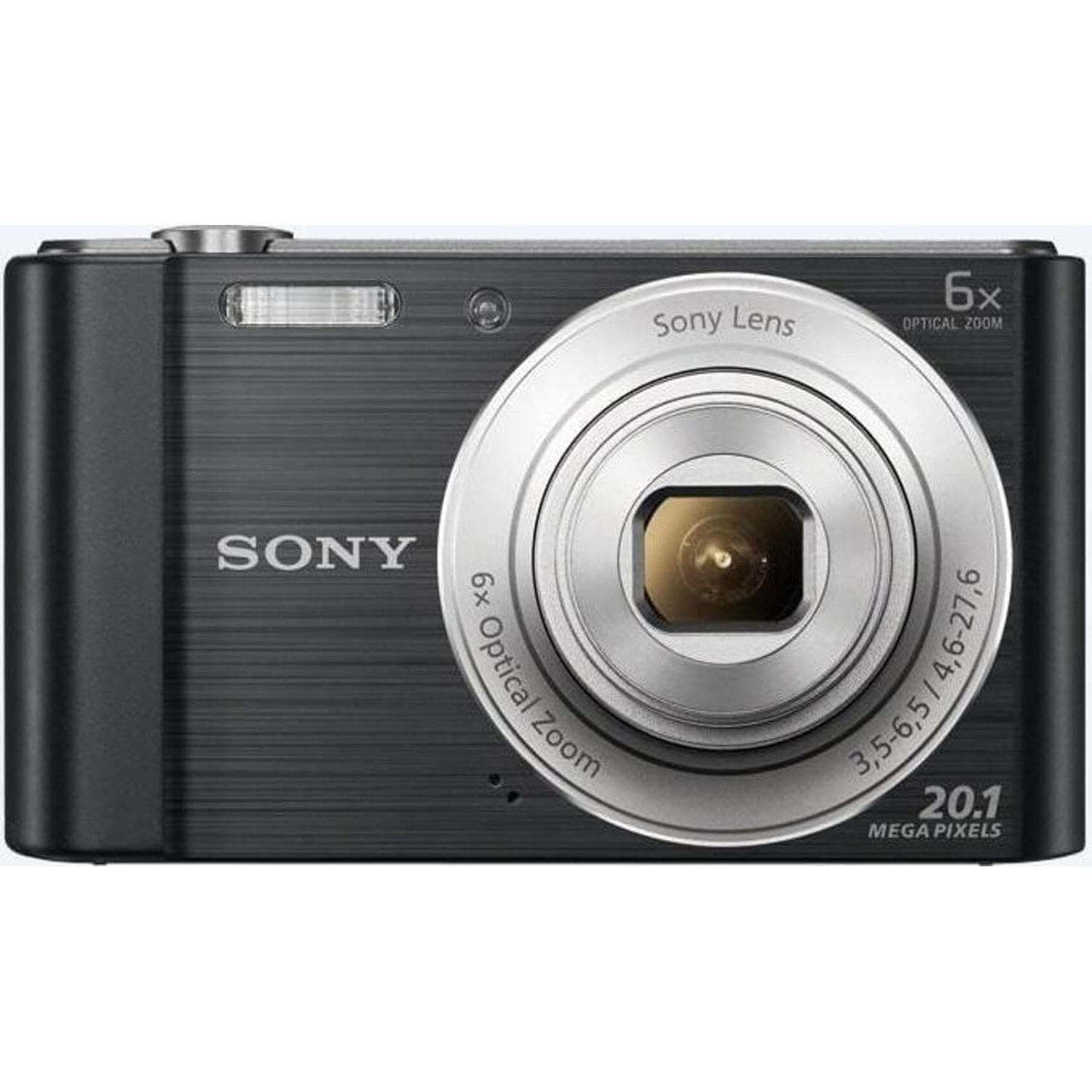 Sony Cyber-SHOT DSC-W810, Compact Camera with 6x Optical Zoom, 20.1 Mega Pixels - Black - 1