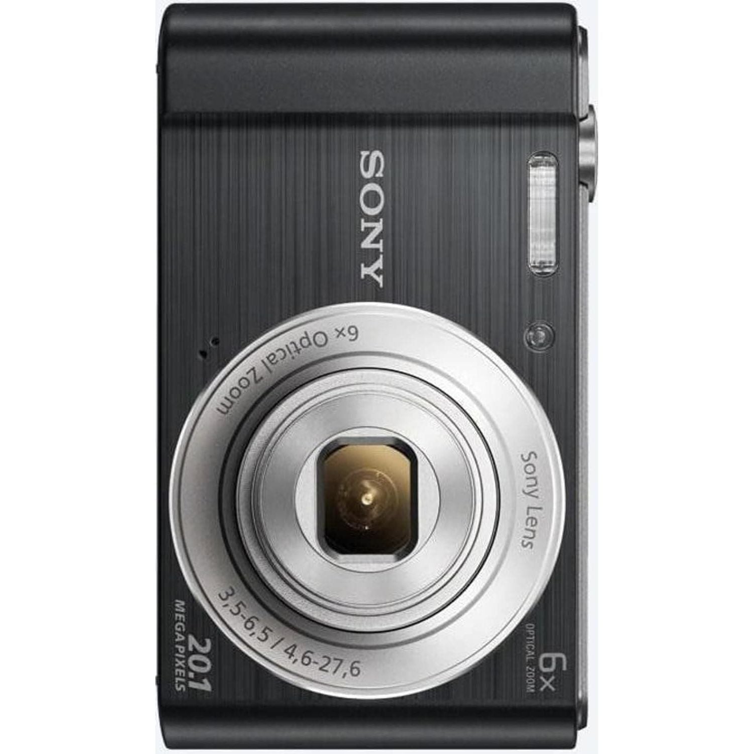 Sony Cyber-SHOT DSC-W810, Compact Camera with 6x Optical Zoom, 20.1 Mega Pixels - Black - 6