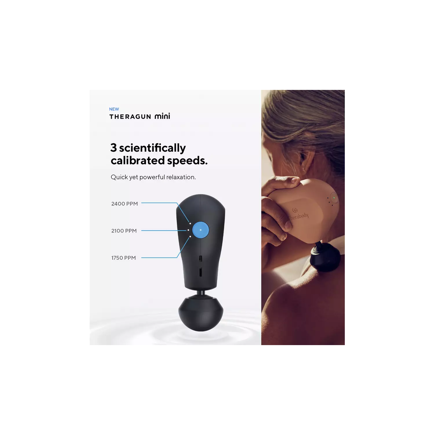 THERABODY Theragun Mini 2.0 Handheld Smart Body Massager - 1