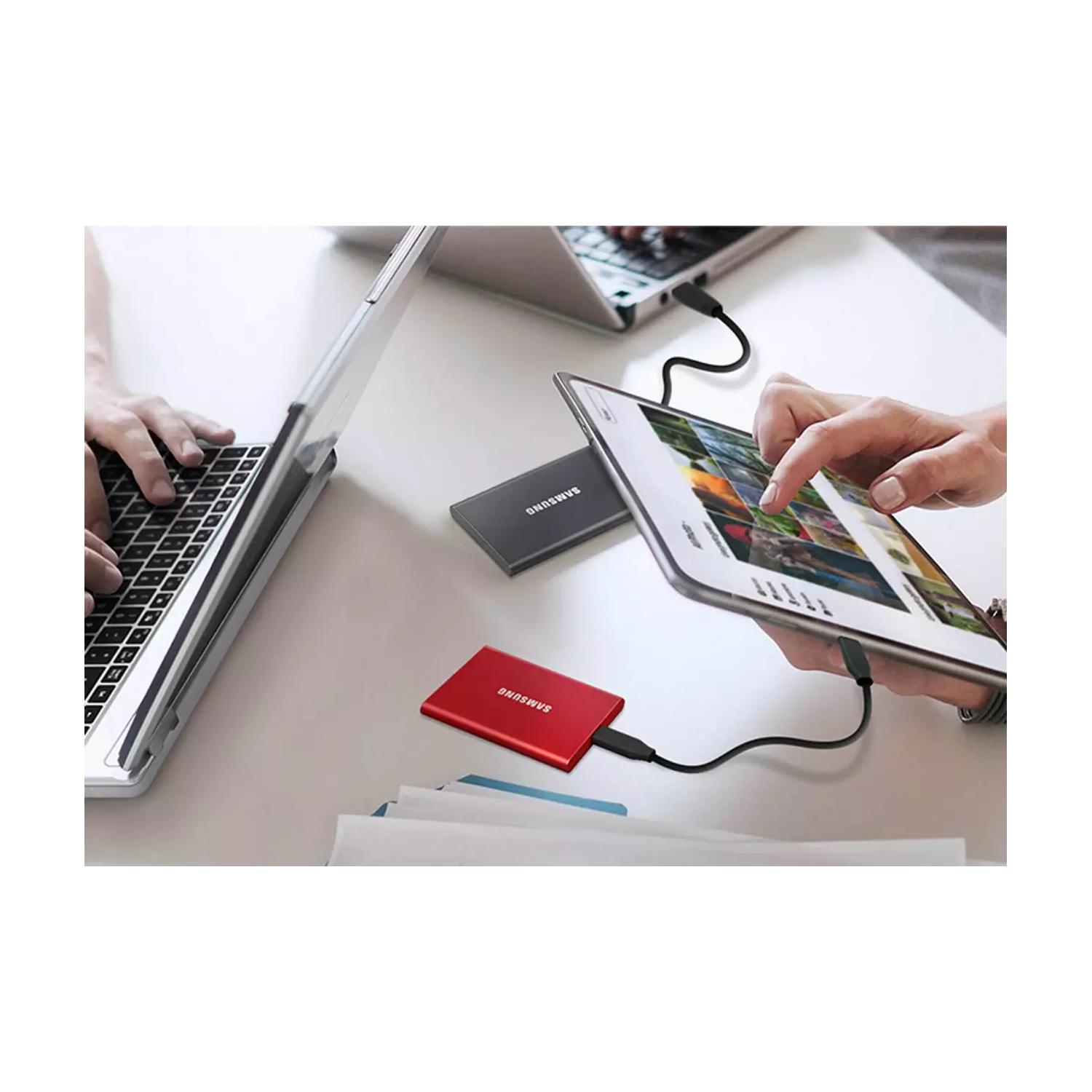 Samsung T7 USB 3.2 Gen 2 2TB Portable SSD - 8