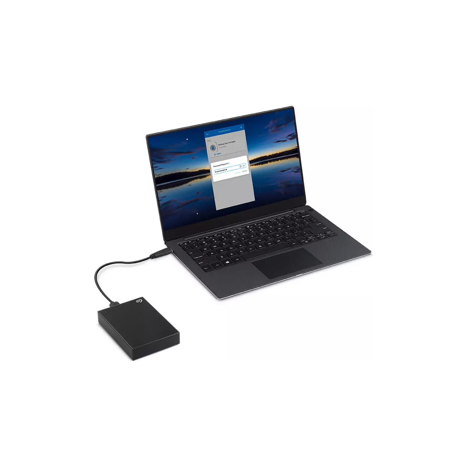 Seagate One Touch, 5TB, Password activated hardware encryption, portable external hard drive, PC, Notebook & Mac, USB 3.0, Black (STKZ5000400) - 3