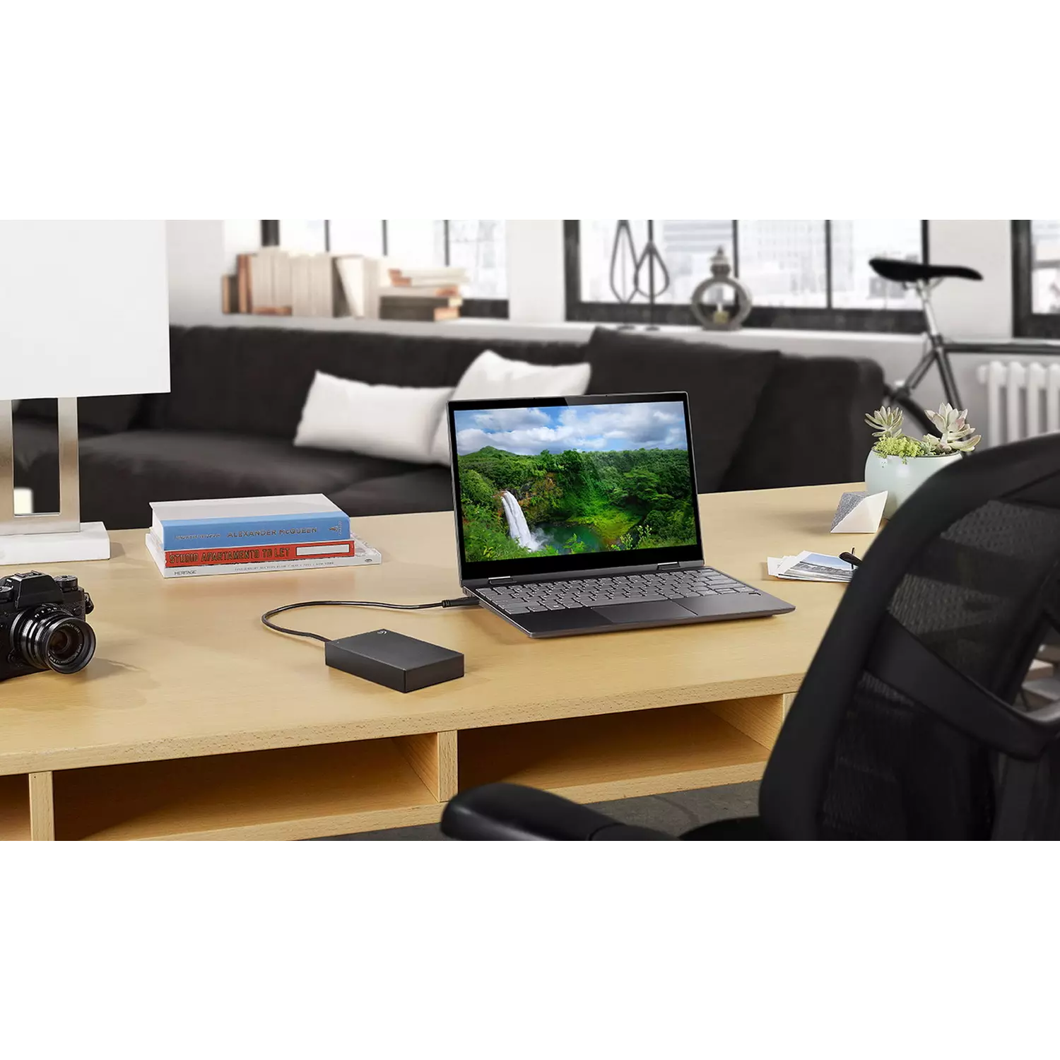 Seagate One Touch, 5TB, Password activated hardware encryption, portable external hard drive, PC, Notebook & Mac, USB 3.0, Black (STKZ5000400) - 4