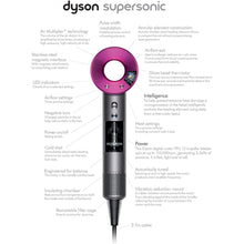 Dyson Supersonic Hair Dryer (Fuchsia/Iron) - 5