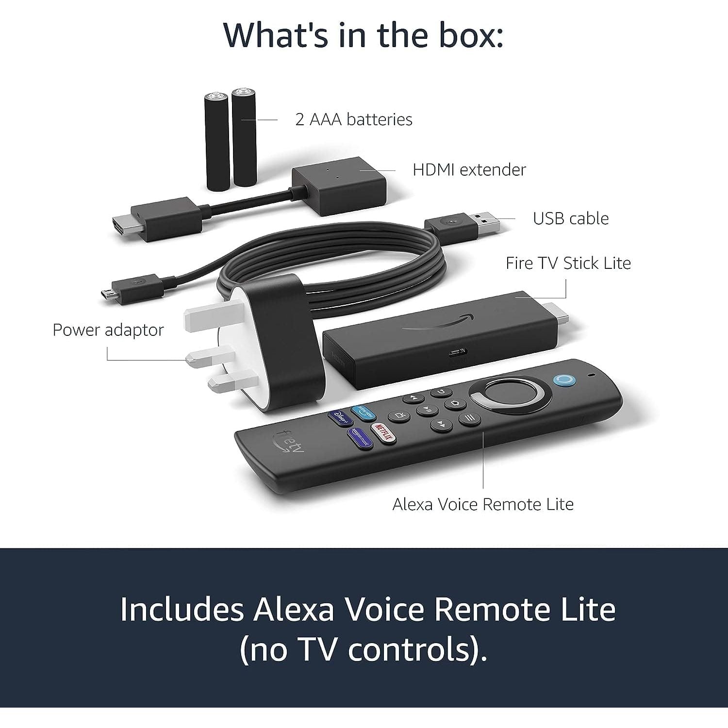 Amazon Fire TV Stick Lite with Alexa Voice Remote Lite (2nd Gen) - 6