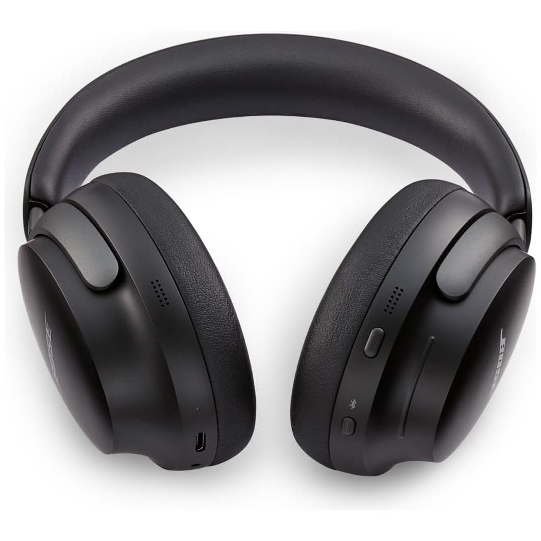 Bose QuietComfort Ultra Wireless Noise Cancelling Headphones with Spatial Audio, Over-the-Ear Headphones with Mic, Up to 24 Hours of Battery Life, Black - 4