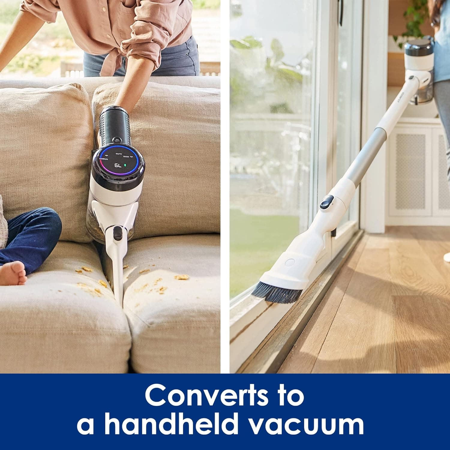 Tineco Pure ONE S15 Smart Cordless Vacuum Cleaner, Stick Vacuum with ZeroTangle Brush & Fade-Free Suction - 6