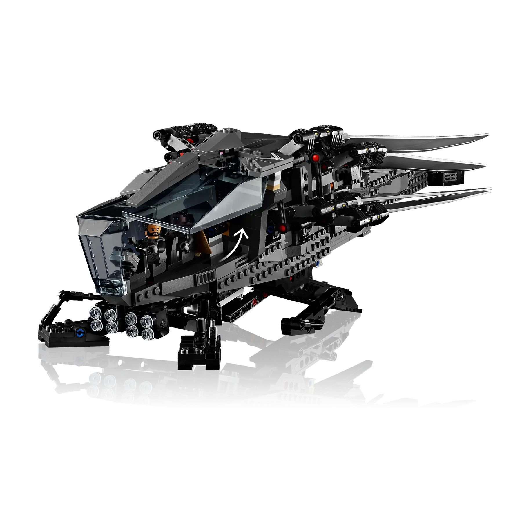 LEGO 10327 Icons Dune Atreides Royal Ornithopter, Model Kit for Adults to Build, Movie-Themed Aviation Gifts for Men, Women, Him, Her, Vehicle Set with 8 Minifigures Inc. Chani & Baron Harkonnen - 5