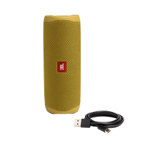 JBL Flip 5 Waterproof Bluetooth Speaker (Mustard Yellow) - 2