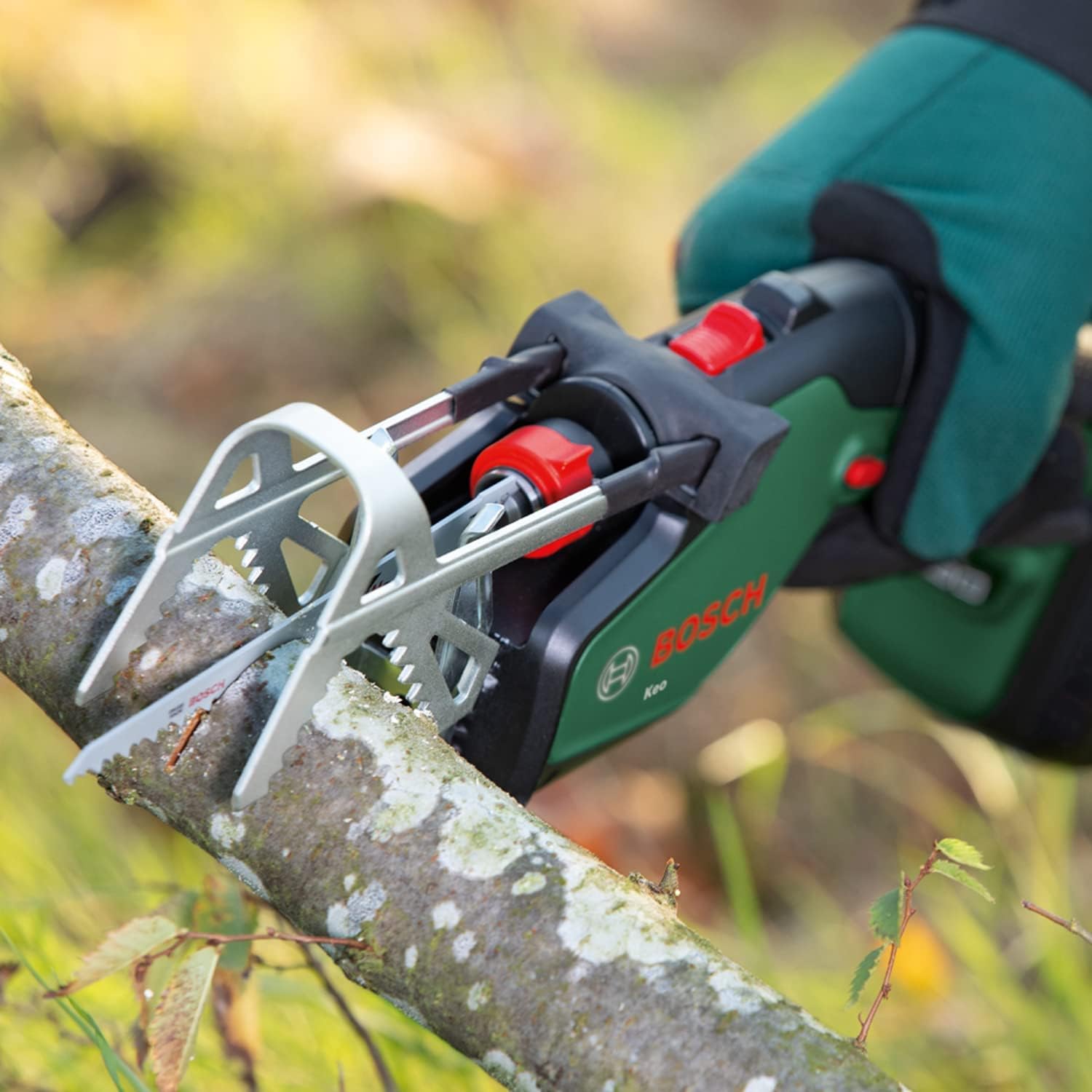 Bosch Home and Garden Cordless Garden Saw Keo - 1 Battery 2.0 Ah, 18 Volt System, Cutting Diameter 80 mm - 4