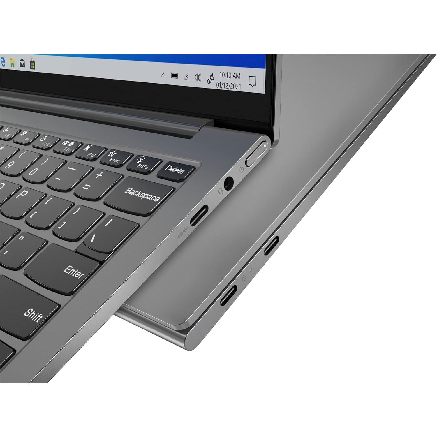 Lenovo Yoga Slim 7 13.3 Inch 2.5K Laptop - AMD Ryzen 7 5800U, Integrated AMD Radeon Graphics, 8GB RAM, 512GB SSD, Windows 11 - Iron Grey - 4