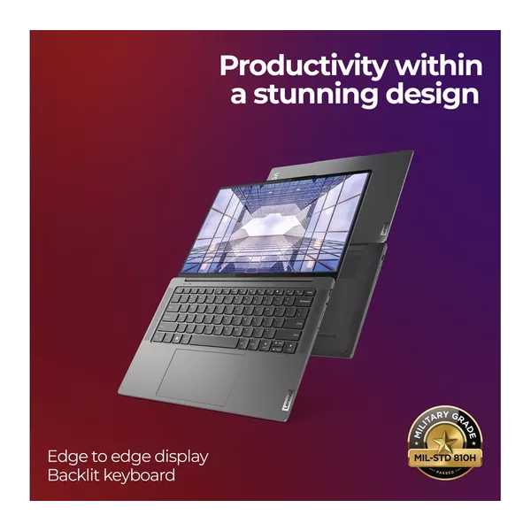 LENOVO Yoga Pro 7 14.5" Laptop - Intel® Core™ i7, 512 GB SSD, Storm Grey - 2