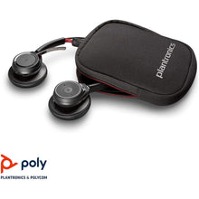 Plantronics - Voyager Focus UC with Charge Stand (Poly) - Bluetooth Dual-Ear (Stereo) Headset with Boom Mic - USB-A PC/Mac Compatible - Active Noise Canceling-Works with Teams (Certified), Zoom & more - 7