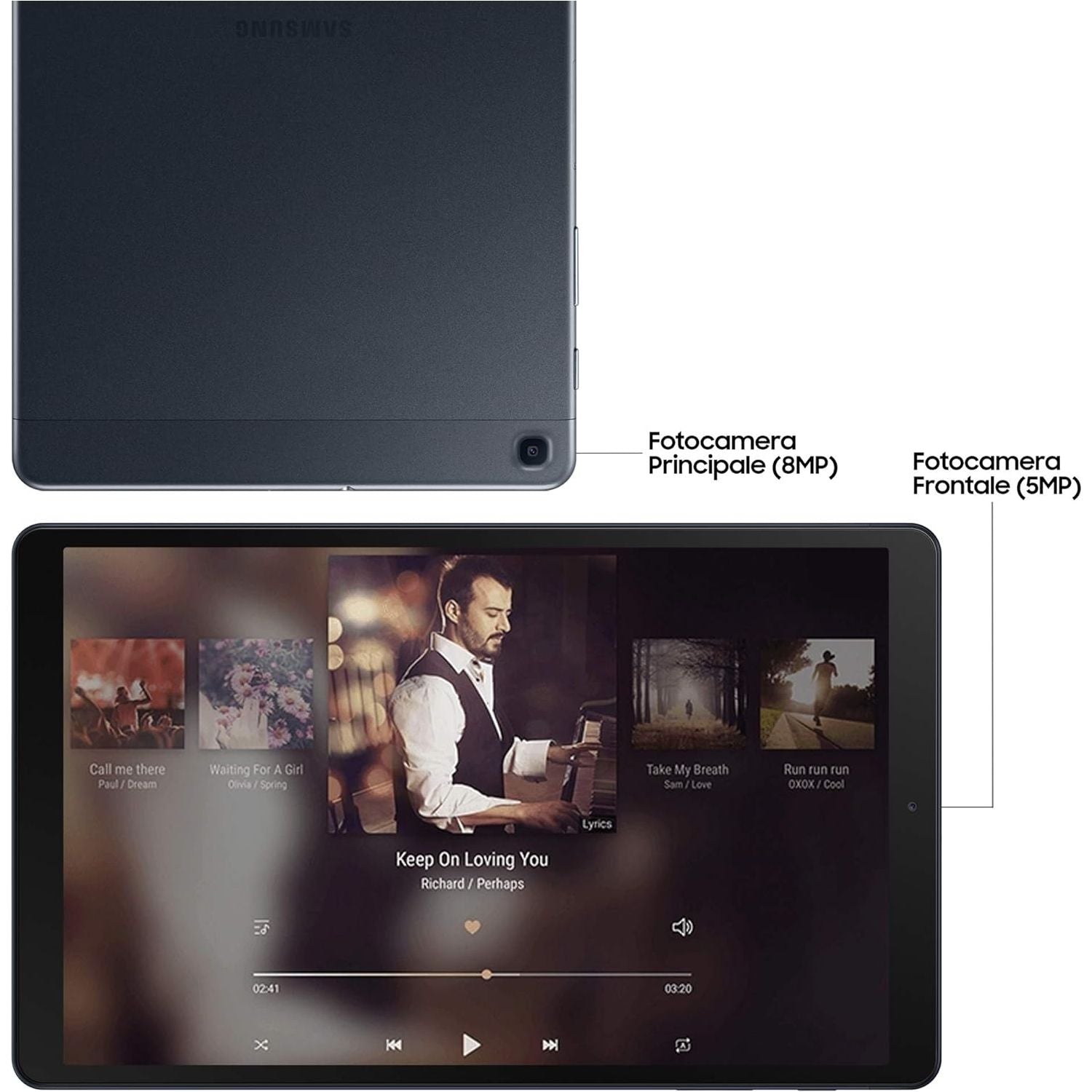 Samsung Galaxy Tab A (10.1") LTE - SM-T515 - 32GB - Black - 5