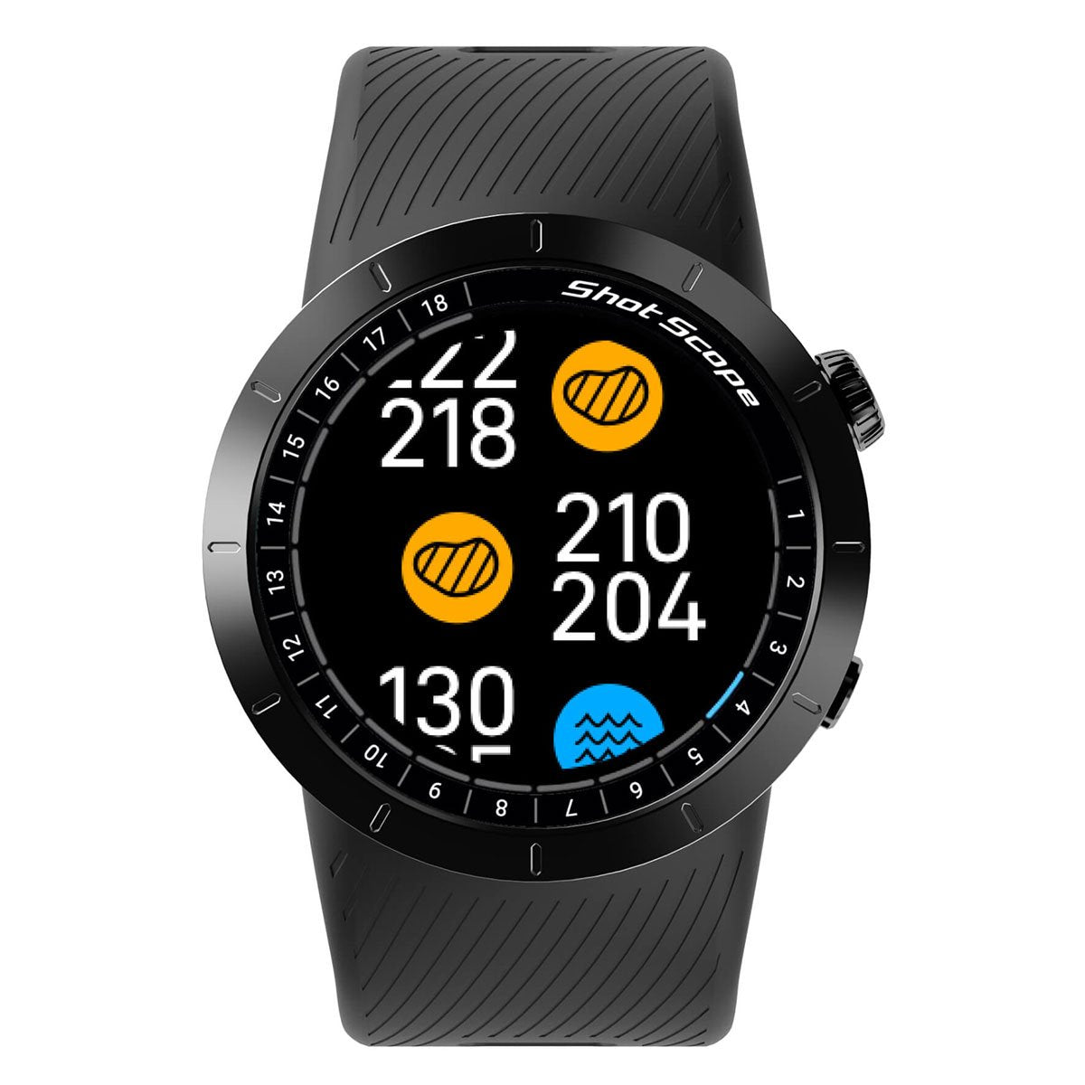 Shot Scope X5 Premium GPS Watch Stealth Black - 4