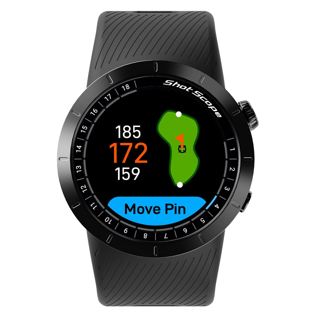 Shot Scope X5 Premium GPS Watch Stealth Black - 5