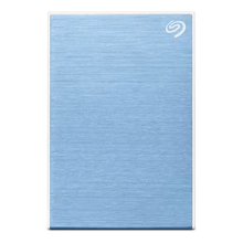 Seagate One Touch 5TB Portable Hard Drive with Password Protection - Light Blue - 1